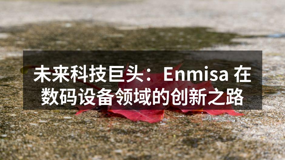 未来科技巨头：Enmisa 在数码设备领域的创新之路